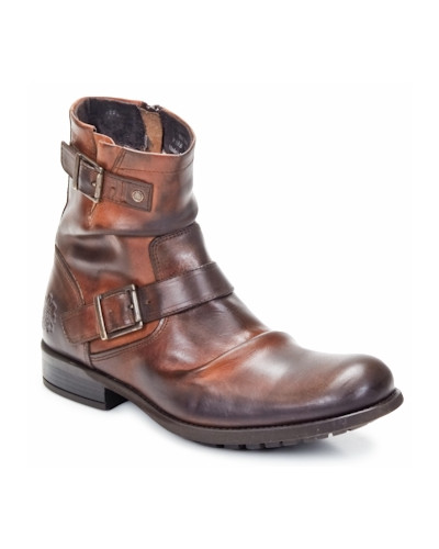 Boots hommes Base London METAL Marron