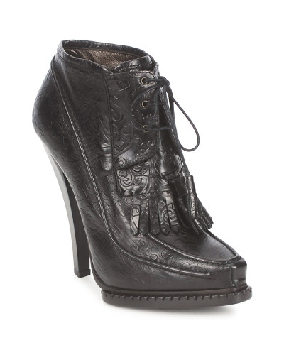 Bottines femmes Roberto Cavalli QDS640-PZ030 Noir