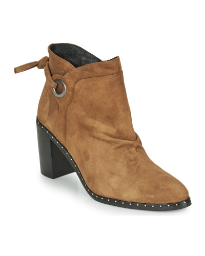 Bottines femmes Philippe Morvan BATTLES V3 CHEV VEL Marron