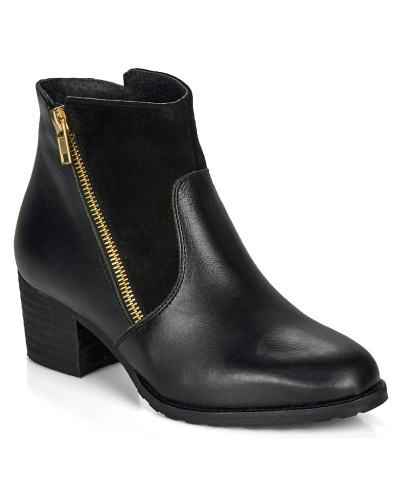 Bottines femmes So Size FELICIO Noir