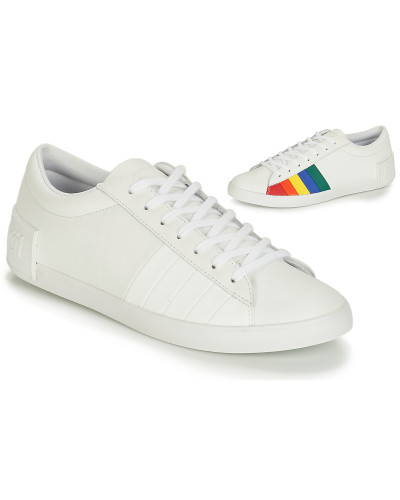 Baskets basses femmes Le Coq Sportif FLAG Blanc