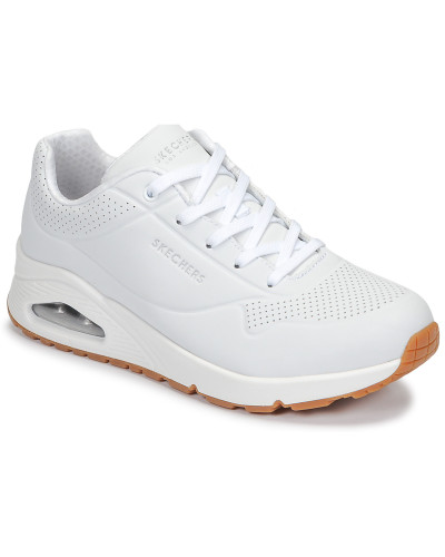 Baskets basses femmes Skechers UNO Blanc