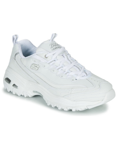 Baskets basses femmes Skechers D'LITES Blanc