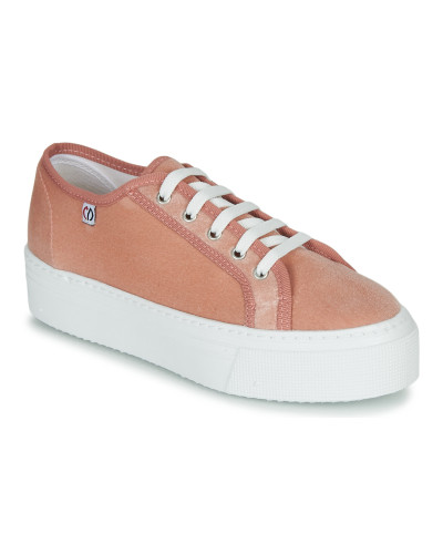 Baskets basses femmes Yurban SUPERTELA Rose