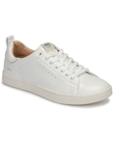 Baskets basses femmes Only SHILO PU Blanc