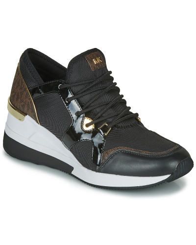 Baskets basses femmes MICHAEL Michael Kors LIV TRAINER Noir