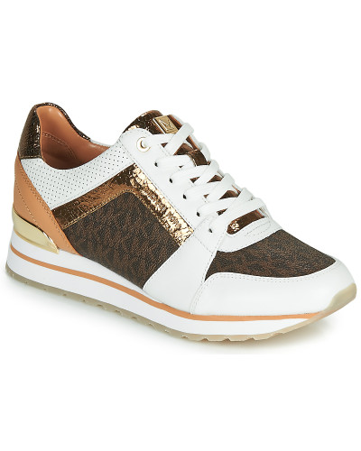 Baskets basses femmes MICHAEL Michael Kors BILLIE TRAINER Blanc