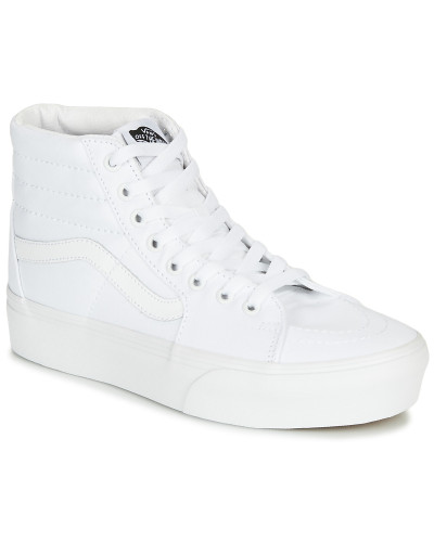 Baskets montantes femmes Vans SK8-HI PLATFORM 2.0 Blanc