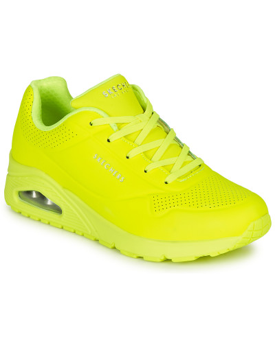 Baskets basses femmes Skechers UNO Jaune