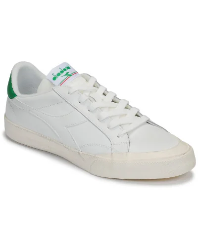 Baskets basses femmes Diadora MELODY LEATHER DIRTY Blanc