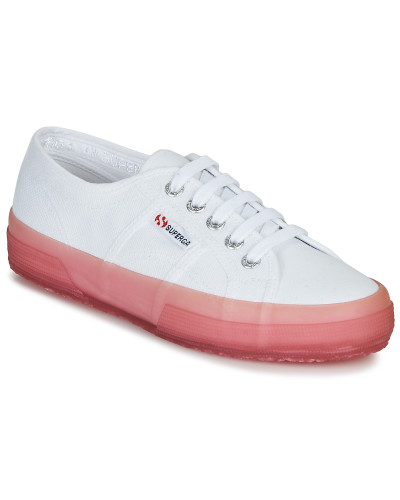 Baskets basses femmes Superga 2750-JELLYGUM COTU Blanc