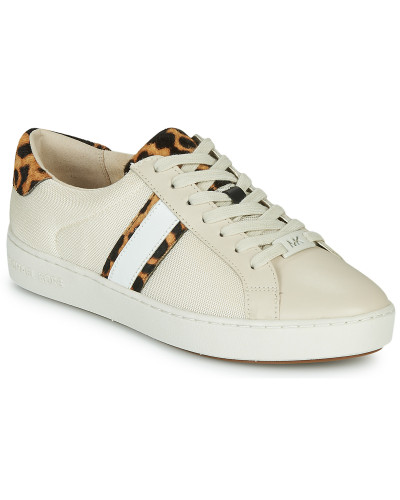 Baskets basses femmes MICHAEL Michael Kors IRVING STRIPE LACE UP Blanc