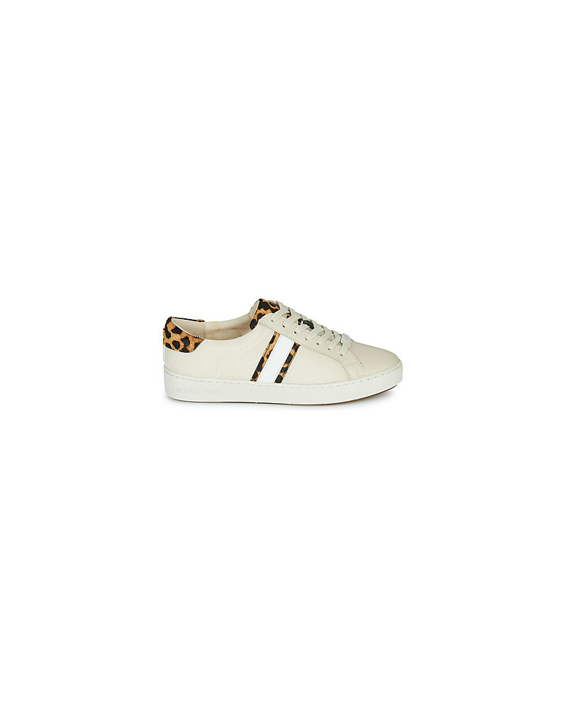 Baskets basses femmes MICHAEL Michael Kors IRVING STRIPE LACE UP Blanc