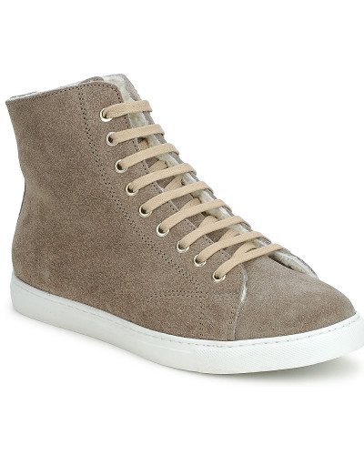 Baskets montantes femmes Swamp MONTONE SUEDE Gris