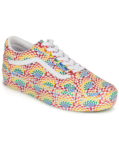 Baskets basses femmes Vans OLD SKOOL PLATFORM Multicolore