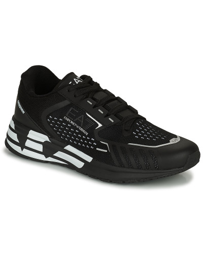 Baskets basses femmes Emporio Armani EA7 NEW RUNNING V4 Noir