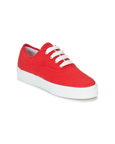 Baskets basses femmes Yurban PLUO Rouge