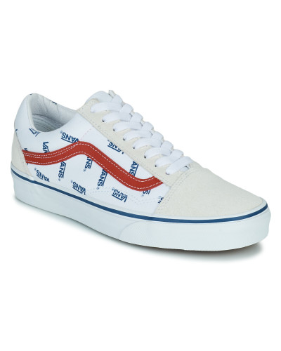 Baskets basses femmes Vans OLD SKOOL Blanc