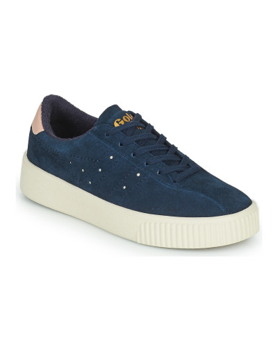 Baskets basses femmes Gola SUPER COURT SUEDE Bleu