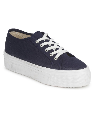 Baskets basses femmes Yurban SUPERTELA Bleu