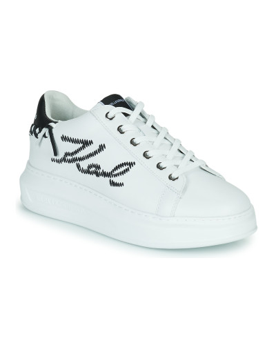 Baskets basses femmes Karl Lagerfeld KAPRI WHIPSTITCH LO LACE Blanc