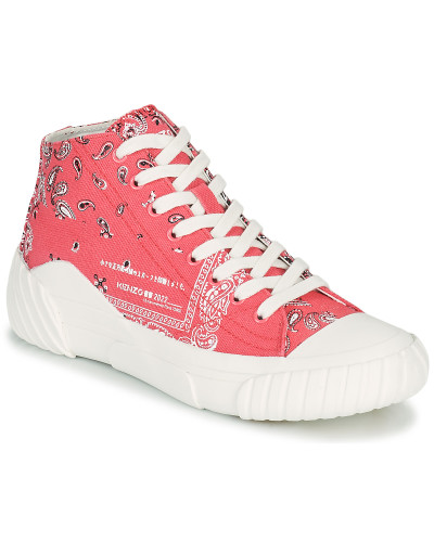 Baskets montantes femmes Kenzo TIGER CREST HIGH TOP SNEAKERS Rose