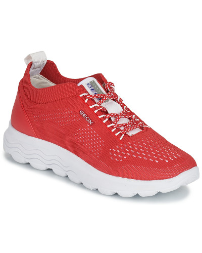 Baskets basses femmes Geox D SPHERICA A Rouge