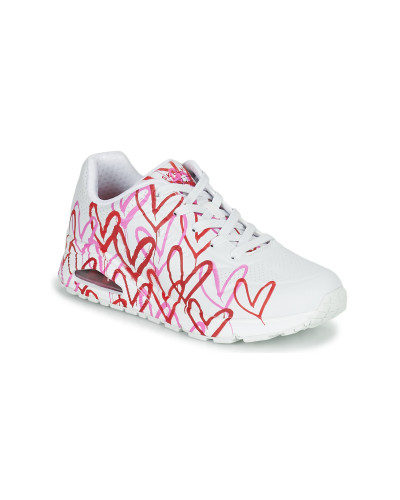 Baskets basses femmes Skechers UNO Blanc