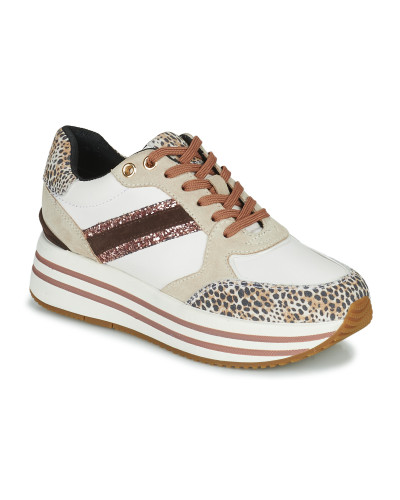 Baskets basses femmes Geox D KENCY Beige