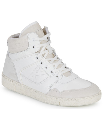 Baskets montantes femmes Ikks HIGH SNEAKERS K Blanc