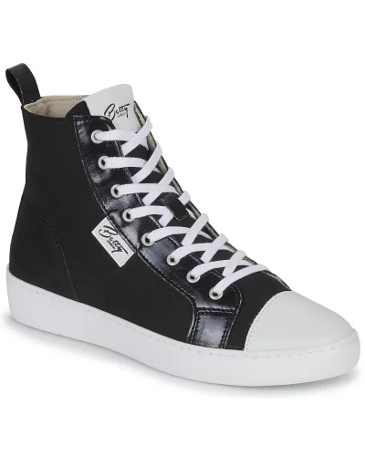 Baskets montantes femmes Betty London ETOILE Noir