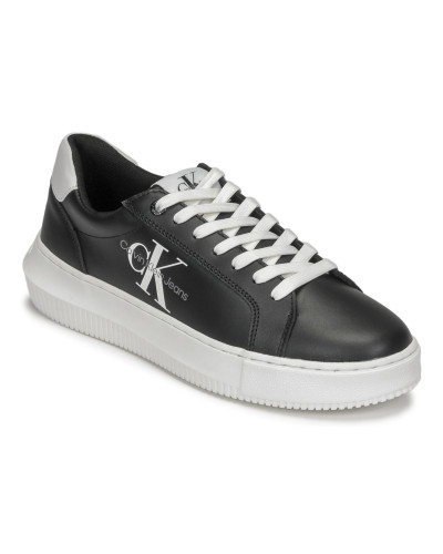 Baskets basses femmes Calvin Klein Jeans CHUNKY CUPSOLE LACEUP MON LTH WN Noir