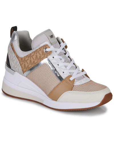 Baskets basses femmes MICHAEL Michael Kors GEORGIE TRAINER Beige