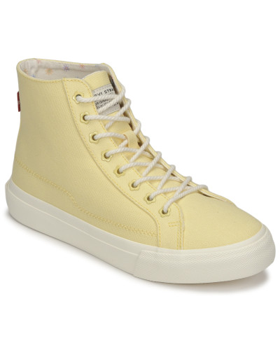 Baskets montantes femmes Levis DECON MID S Jaune