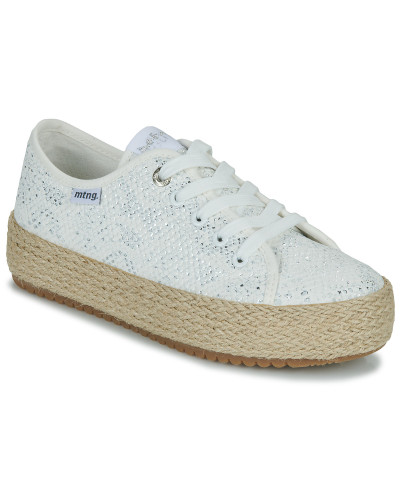 Baskets basses femmes MTNG 60008B Blanc