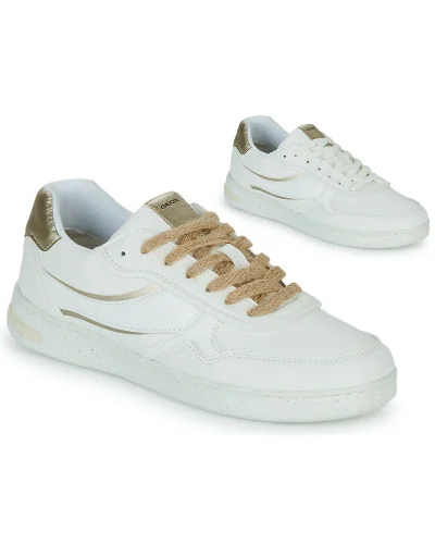 Baskets basses femmes Geox D JAYSEN Blanc