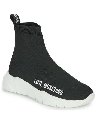 Baskets montantes femmes Love Moschino LOVE MOSCHINO SOCKS Noir