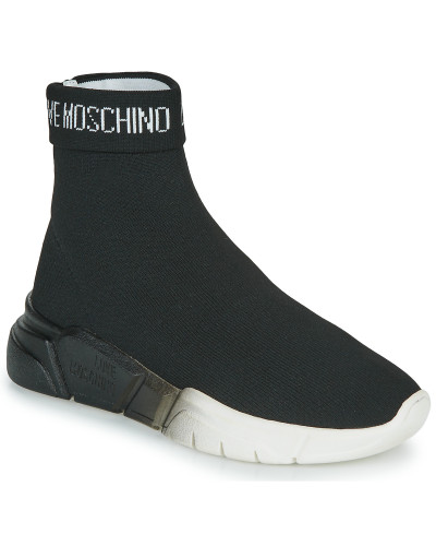 Baskets montantes femmes Love Moschino LOVE MOSCHINO SOCKS Noir