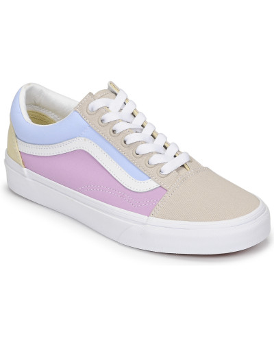 Baskets basses femmes Vans OLD SKOOL Beige