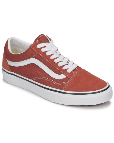 Baskets basses femmes Vans OLD SKOOL Rouge