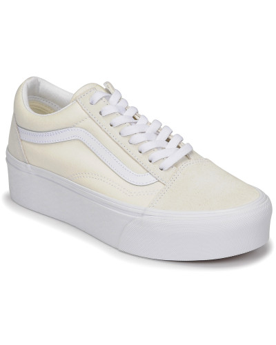 Baskets basses femmes Vans OLD SKOOL STACKFORM Beige