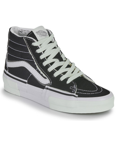 Baskets montantes femmes Vans SK8-HI RECONSTRUCT Noir