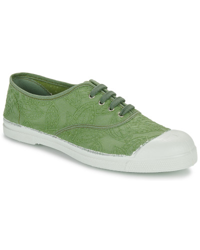 Baskets basses femmes Bensimon BRODERIE ANGLAISE Vert