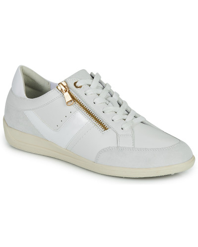 Baskets basses femmes Geox D MYRIA Blanc