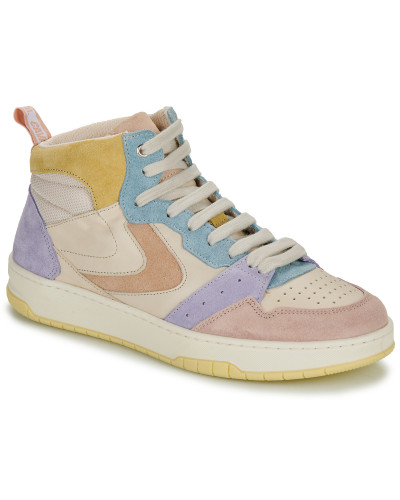 Baskets montantes femmes Caval SNAKE PASTEL DREAM Multicolore