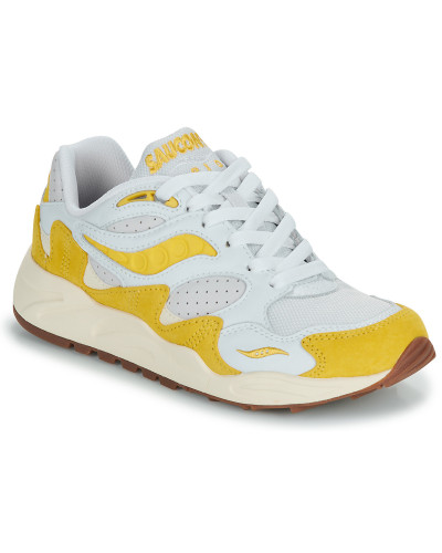 Baskets basses femmes Saucony Grid Shadow 2 Blanc