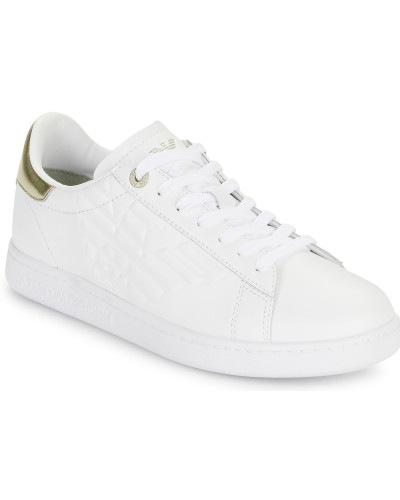 Baskets basses femmes Emporio Armani EA7 CLASSIC NEW CC Blanc