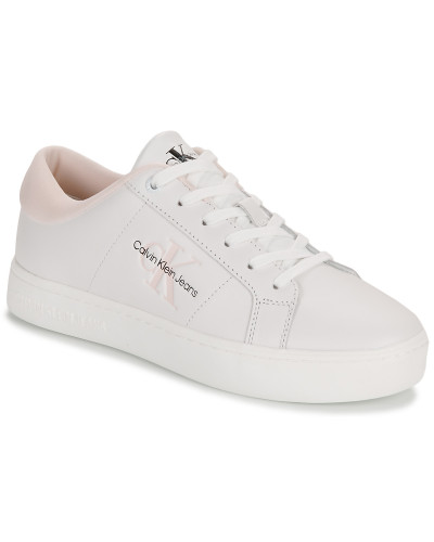 Baskets basses femmes Calvin Klein Jeans CLASSIC CUPSOLE LOWLACEUP LTH Blanc