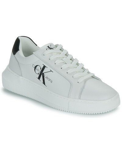 Baskets basses femmes Calvin Klein Jeans CHUNKY CUPSOLE MONO LTH Blanc