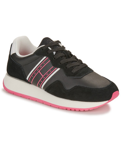 Baskets basses femmes Tommy Jeans TJW EVA RUNNER MAT MIX ESS Noir